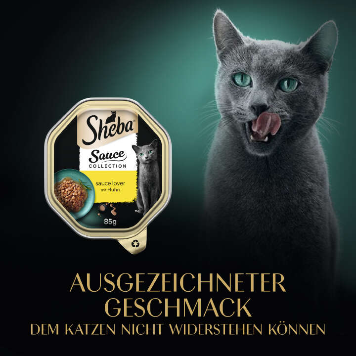 Sheba Katzen-Nassfutter Sauce Collection Sauce Lover mit Huhn